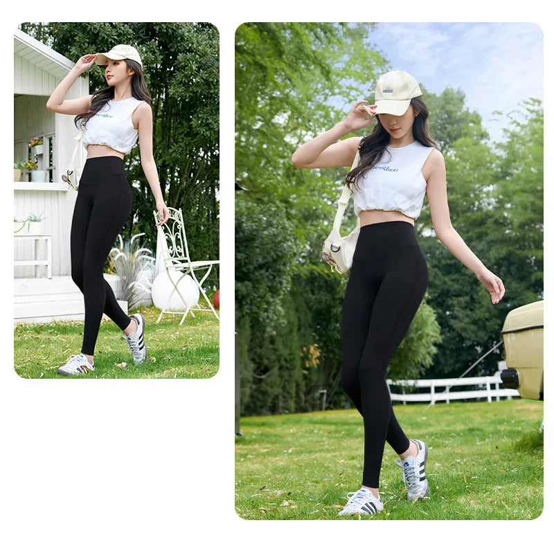 Leggings Piel Tiburón Push Up | Adelgazamiento Cintura Alta Sexy | Deporte Fitness P-O | Ticotrendy