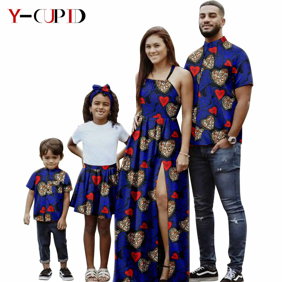 Vestido Sexy y Camisa Dashiki Familiar | Tico Trendy