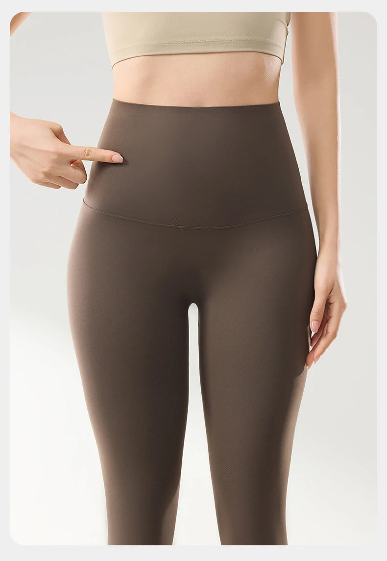 Leggings Piel Tiburón PV | Cintura Alta Bolsillo Espalda | Ajustado Sexy Fitness Yoga | Ticotrendy