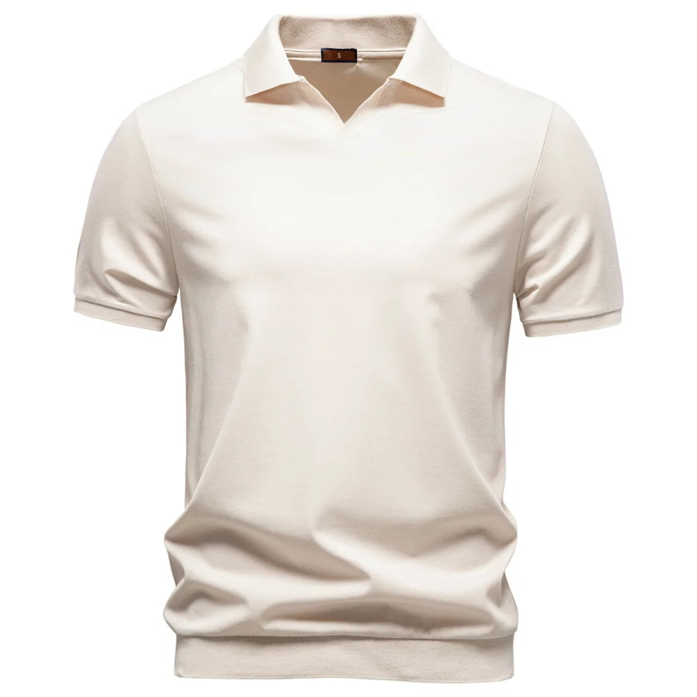 Polo Sedoso Transpirable Hombre | Estilo Elegante Fresco | Tallas S-XXL | Tico Trendy