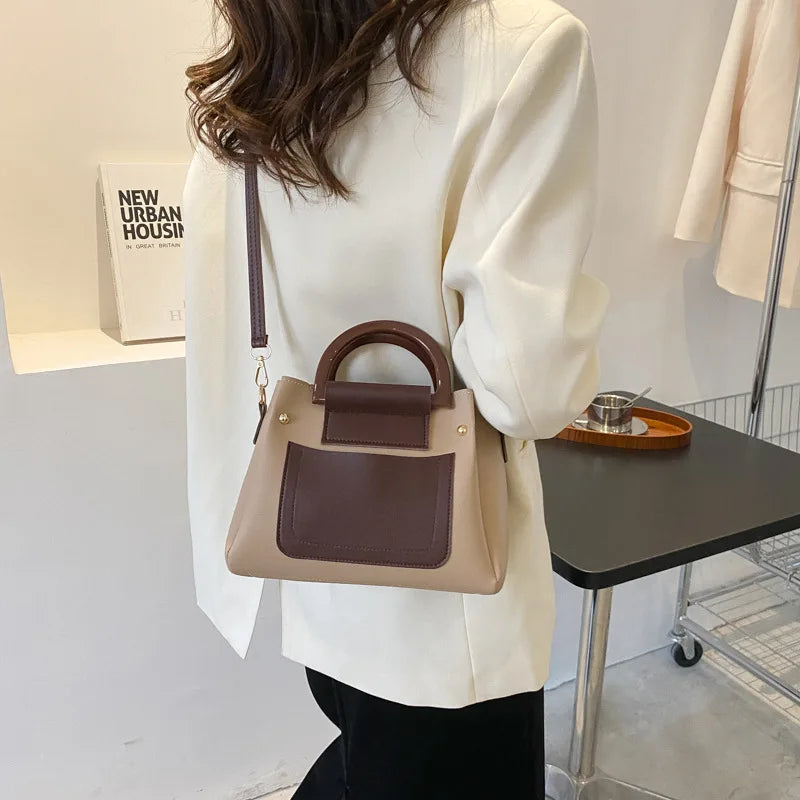 Bolso Hombro PU Mujer Boston Moda Casual Trabajo