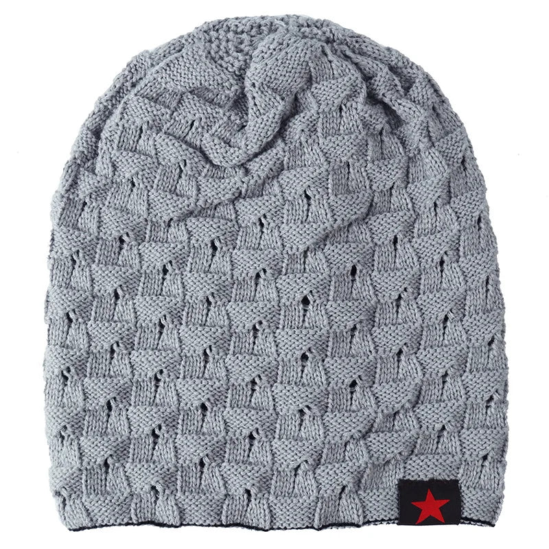 Gorro Punto Acrílico Rayas Cálido Térmico | Invierno Montar Casual Unisex