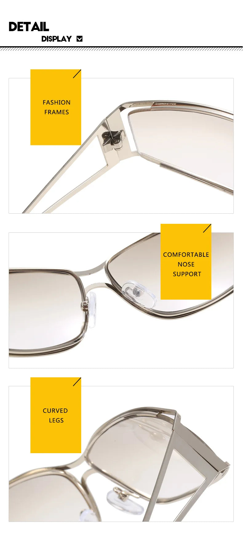 Gafas Sol Y2K Ahuecadas Envolventes Gradiente | Estilo Punk Steampunk Viajar