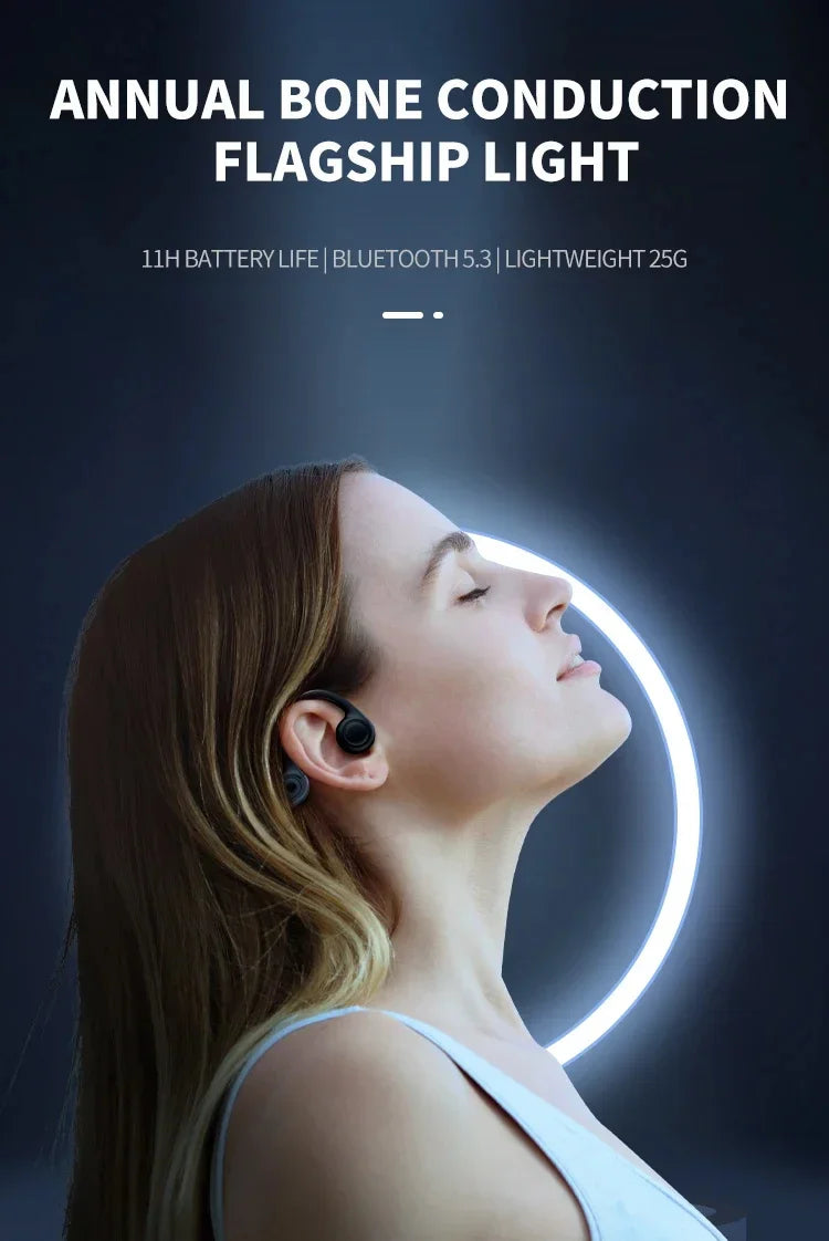 Auriculares SONY Conducción Ósea | Bluetooth 5.3 | Micrófono y Gancho para Oreja | Deportivos
