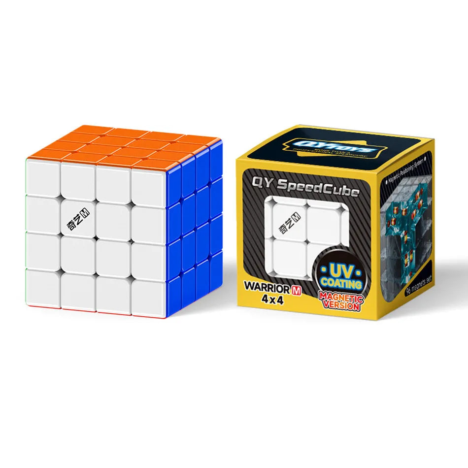 Cubo mágico Qiyi 2x2 3x3 4x4 5x5 6x6 pegatinas negras rompecabezas educativo Cubo mágico juguetes para niños regalo juguete Cubo mágico