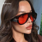 Gafas Sol Piloto Gran Tamaño Punk | Montura Grande UV400 Diseño Lujo Unisex