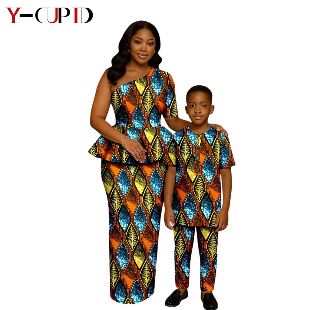 Vestido y Conjunto Dashiki Madre e Hijo | Tico Trendy