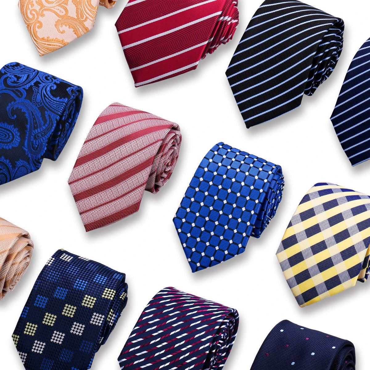 Corbata Jacquard De Poliéster Negocios Boda Accesorio De Moda