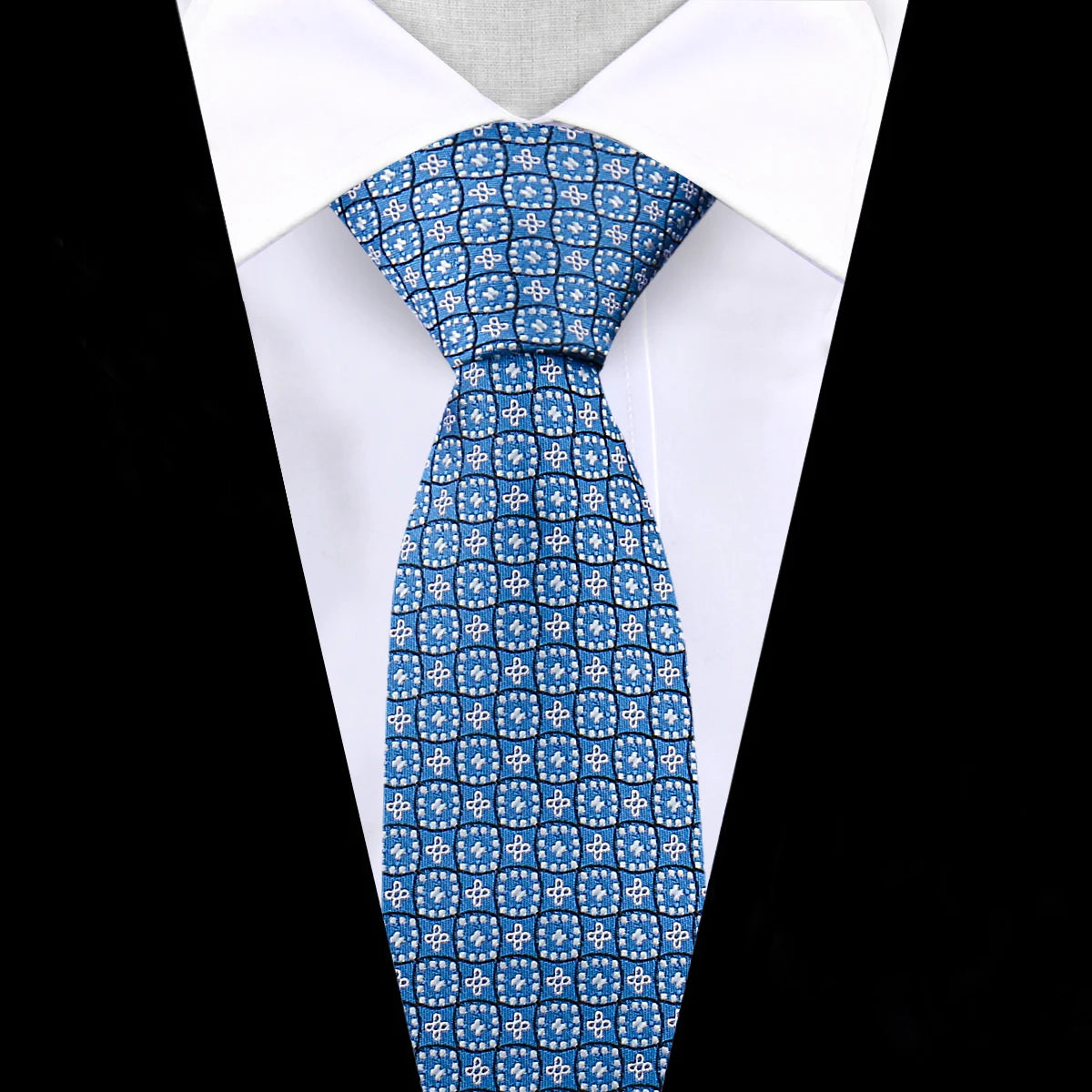 Corbata Jacquard De Poliéster Negocios Boda Accesorio De Moda