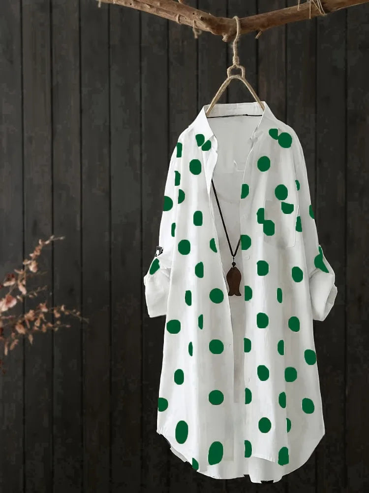 Camisa Protector Solar Rayas Plus Size | Manga Larga Cuello Ancho Verano | Tallas 1XL-5XL | Tico Trendy