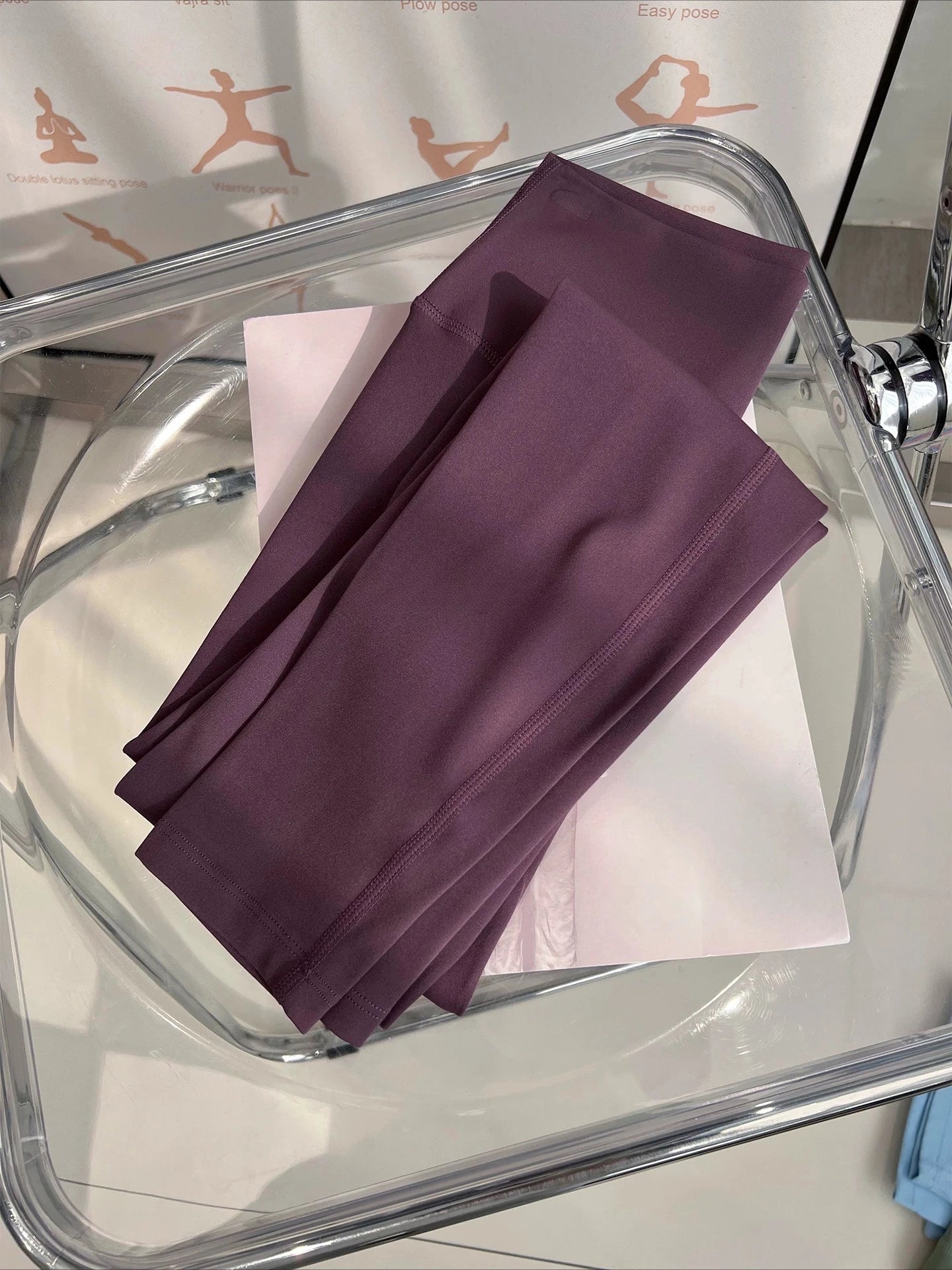 VEQKING Leggings Deportivos de Cintura Alta para Mujer, Efecto Segunda Piel, Secado Rápido, para Gimnasio, Correr, Elásticos, Sólidos, Trajes de Entrenamiento