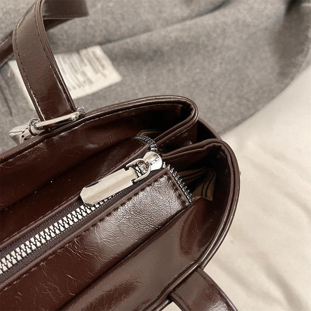 Bolso Hombro Diseño Hebilla Cinturón Lujo | Moda Versátil Tendencia Costa Rica