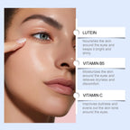 Aceite esencial para ojos de luteína OUHOE, hidratación profunda emoliente, cuidado hidratante de la piel de los ojos