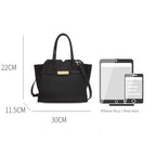 LAORENTOU elegante bolso de hombro de PVC con asa superior para mujer, moda informal 20225, bolsos cruzados de gran capacidad para mujer, monederos de regalo