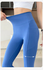 Leggings Piel Tiburón Bolsillo | Push Up Cintura Alta | Fitness Yoga Correr P-O | Ticotrendy