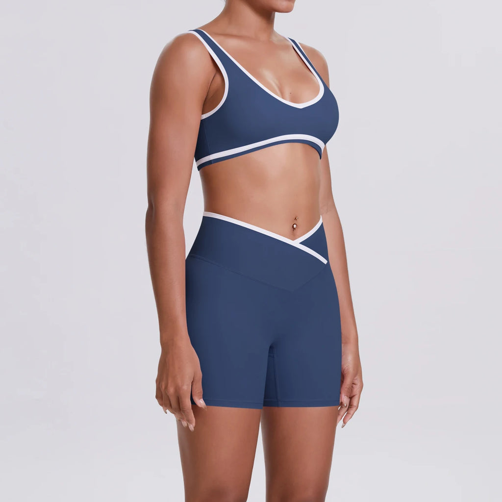 Conjunto Deportivo Mujer 2 Piezas | Yoga Gimnasio | Secado Rápido Ajuste Delgado