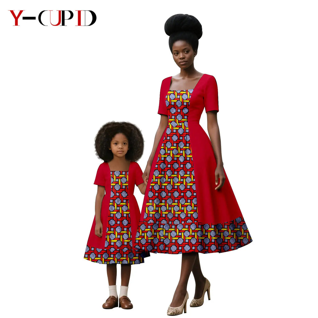 Vestido Princesa Patchwork Madre e Hija | Tico Trendy