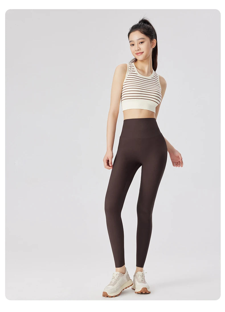 Leggings Piel Tiburón Shaping | Realce Glúteos Sin Costuras | Cintura Alta Sexy Fitness PV | Ticotrendy