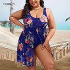 Tankini con Malla | 4 Estampados Floral y Animal
