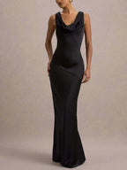 Vestido Largo Fiesta Cola Pez Espalda Descubierta | Estilo Francés Calle Mayor