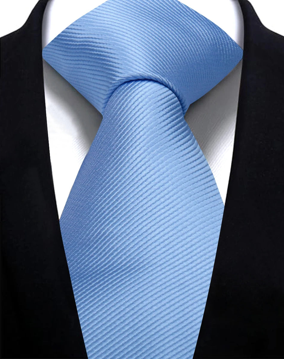 Corbata Lisa De Poliéster Negocios Boda Accesorio De Moda