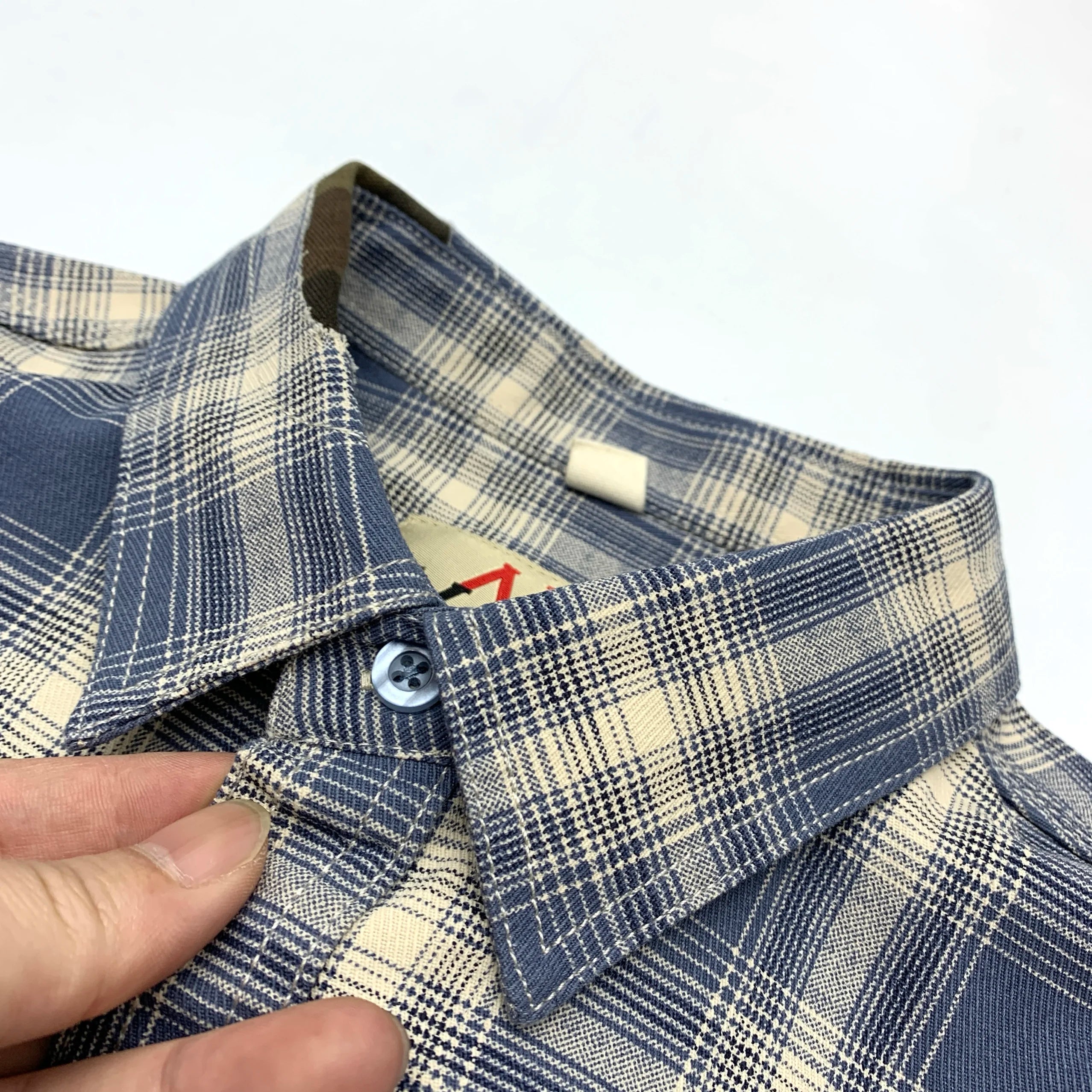 Camisa Cuadros Hombre | Algodón 100% | Estilo Retro Japonés | Manga Corta | Ticotrendy Costa Rica