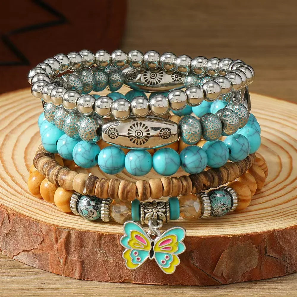 Pulseras de Cuero para Hombre y Mujer |  Hojas y Plumas  |  Dijes de Animales