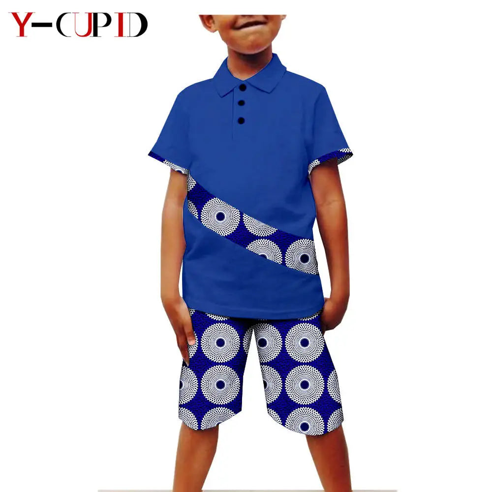 Conjunto 2 Piezas Camiseta Manga Corta Bazin Riche | Casual | Tallas XS-XXL | Tico Trendy