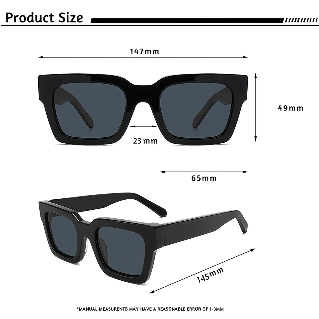 Gafas de Sol Polarizadas CATERSIDE | Cuadradas Minimalistas | Unisex