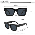 Gafas de Sol Polarizadas CATERSIDE | Cuadradas Minimalistas | Unisex