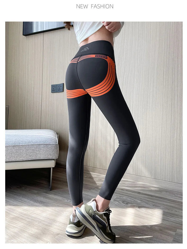 Mallas Piel Tiburón Estampado | Lana Cálida Levantador Glúteos | Sin Costuras Cintura Alta OI | Ticotrendy