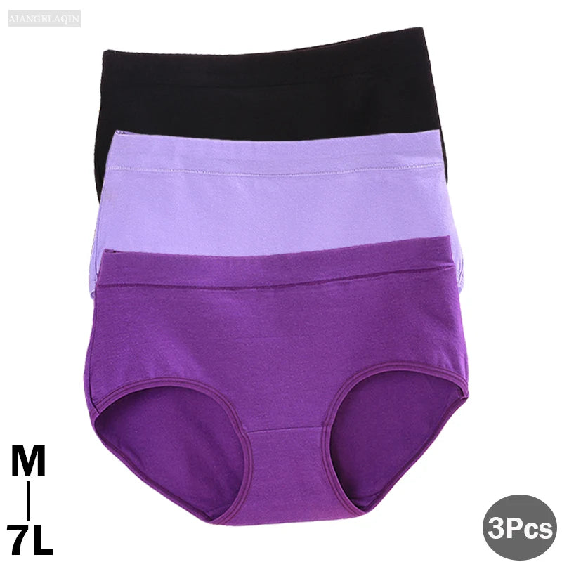 3 Paquete Bragas Talla Grande | Algodón Sin Costuras | Tico Trendy