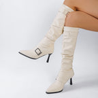 Botas de Mujer Negro Intenso | Punta de Pico | Estilo Fino