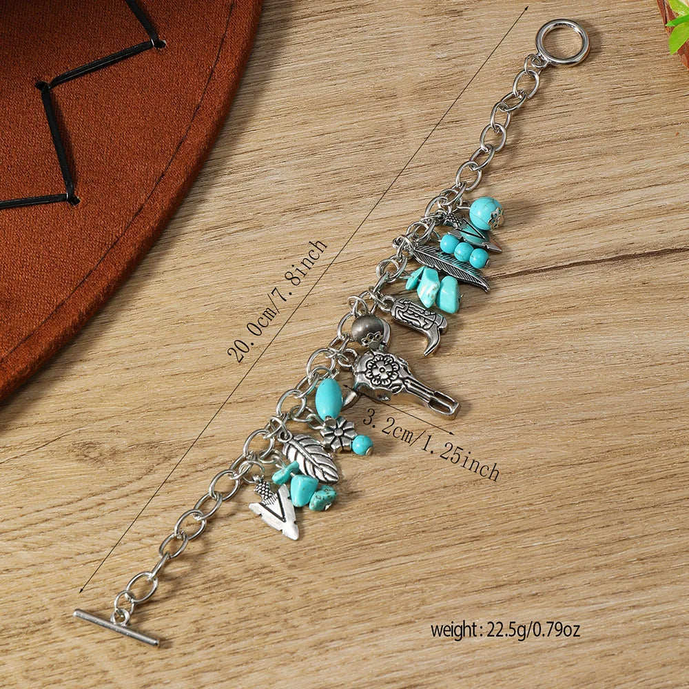 Pulseras de Cuero para Hombre y Mujer |  Hojas y Plumas  |  Dijes de Animales