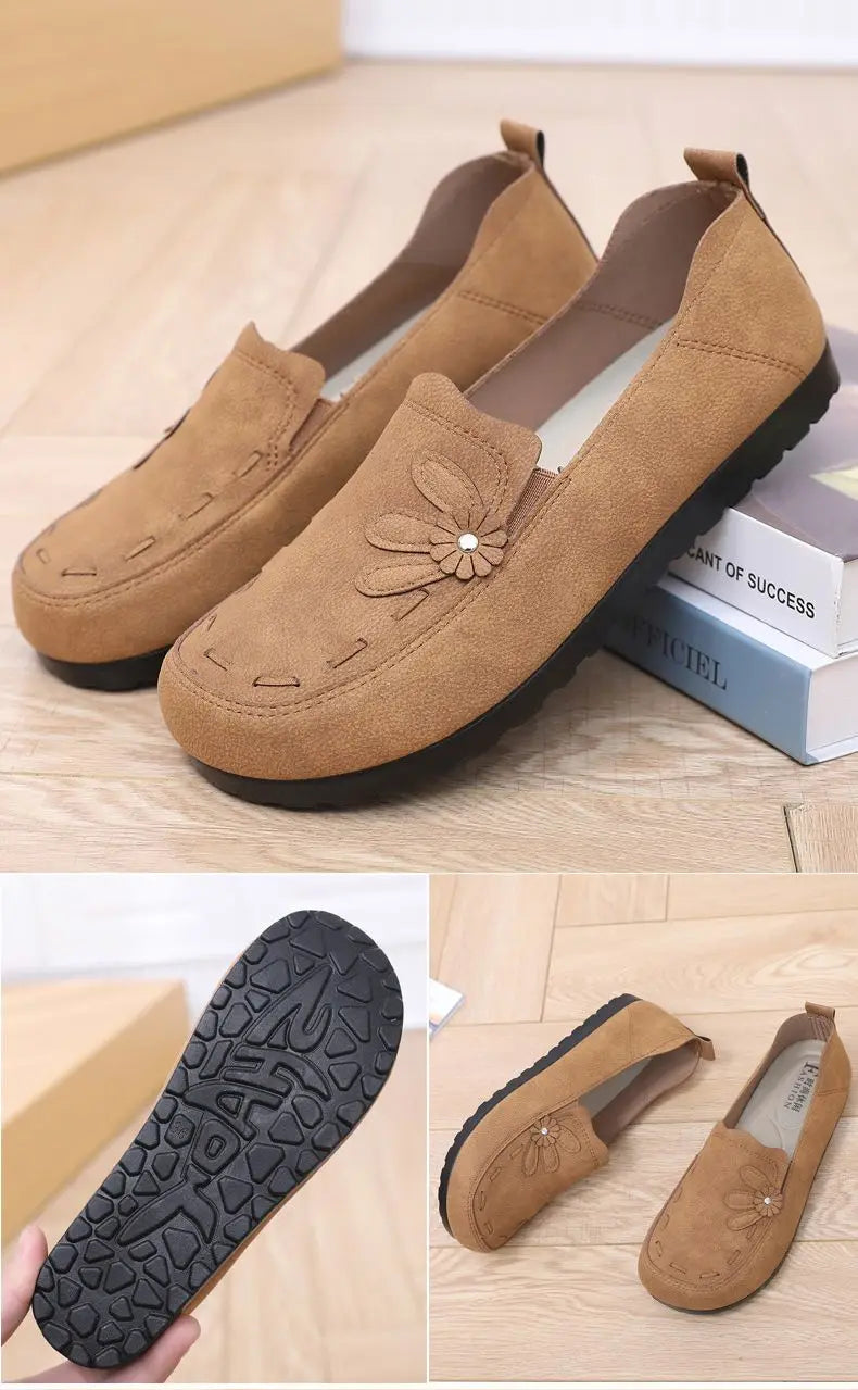 Mocasines sin Cordones | Felpa Sintética | Suela Blanda Antideslizante | Primavera 2025