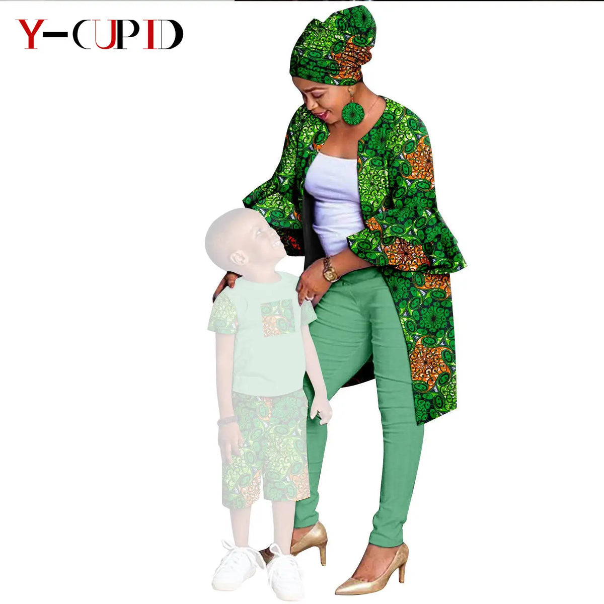 Chaqueta Dashiki Mujer y Conjunto Niño | Madre e Hijo | Tico Trendy