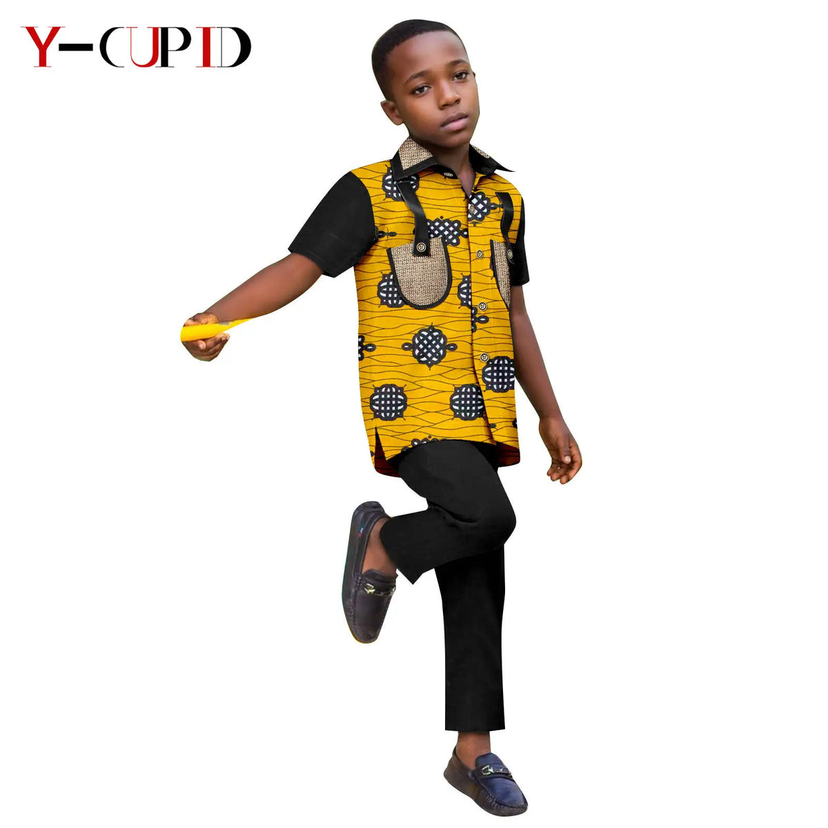 Conjunto 2 Piezas Patchwork Dashiki Niño | Verano | Tallas XS-XXL | Tico Trendy