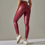 Pantalón Lápiz Alto Ticotrendy | Cuero PU Elástico | Otoño Invierno