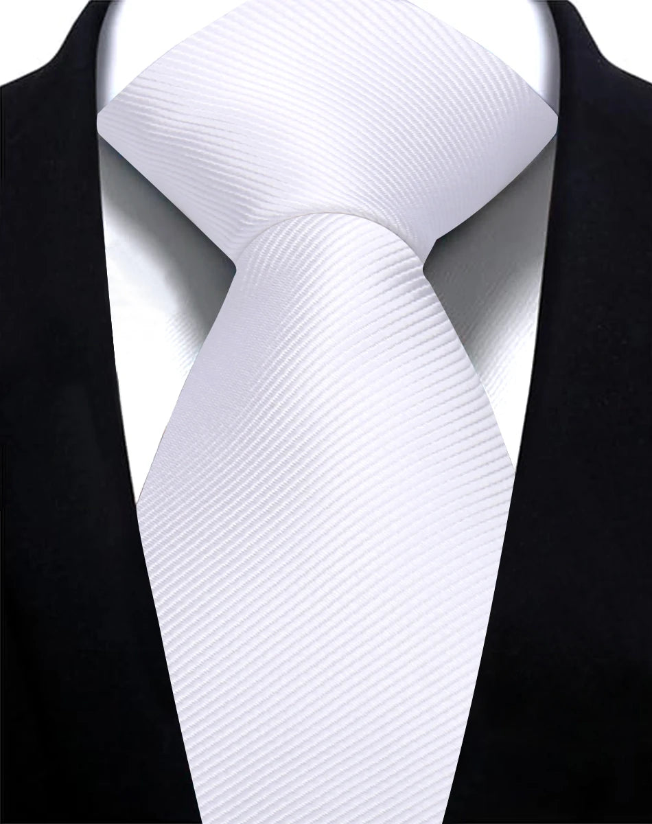 Corbata Lisa De Poliéster Negocios Boda Accesorio De Moda