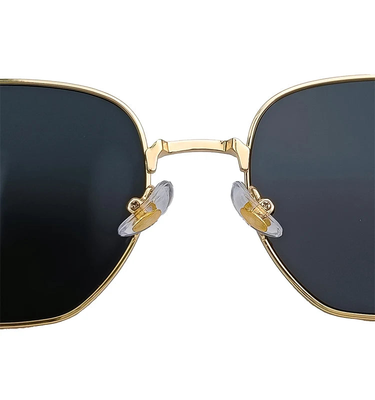 Gafas de Sol CATERSIDE Polarizadas | Lentes Poligonales | Montura Metal | UV400