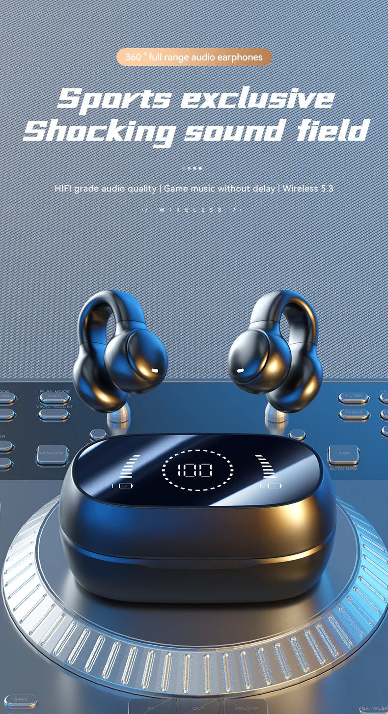 Auriculares Sony Bluetooth 5.3 TWS | Conducción Ósea | Reducción de Ruido | Estéreo HiFi | Impermeables