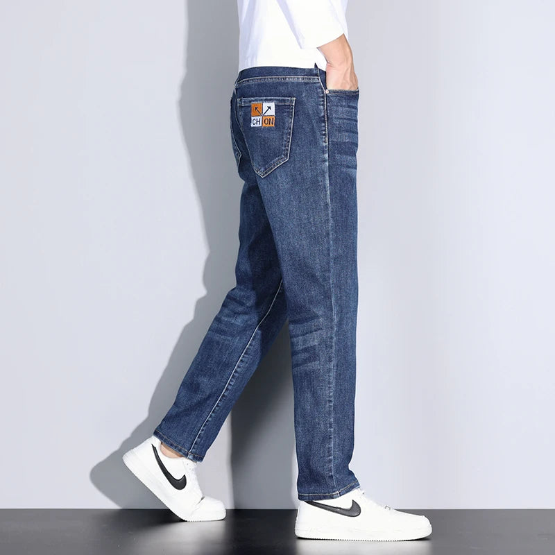 Jeans para Hombres Altos | Longitud Extra 110-200cm | Corte Recto y Delgado | Ticotrendy