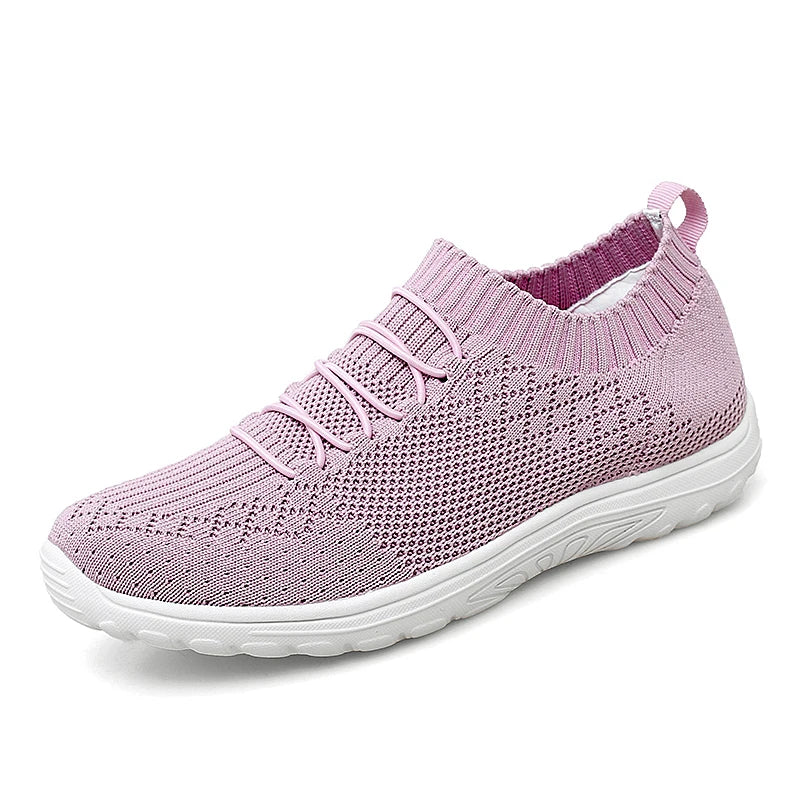 Zapatos Planos Ligeros para Mujer | Tallas 42-43 | Azul, Rosa, Negro, Gris | Verano
