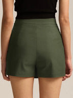 Minifalda-Short de Oficina | Cremallera y Cintura Alta