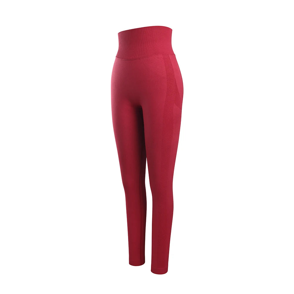 VEQKING-pantalones de Yoga sin costuras para mujer, mallas deportivas de secado rápido, mallas deportivas de cintura alta para gimnasio, pantalones de entrenamiento con fruncido en el trasero