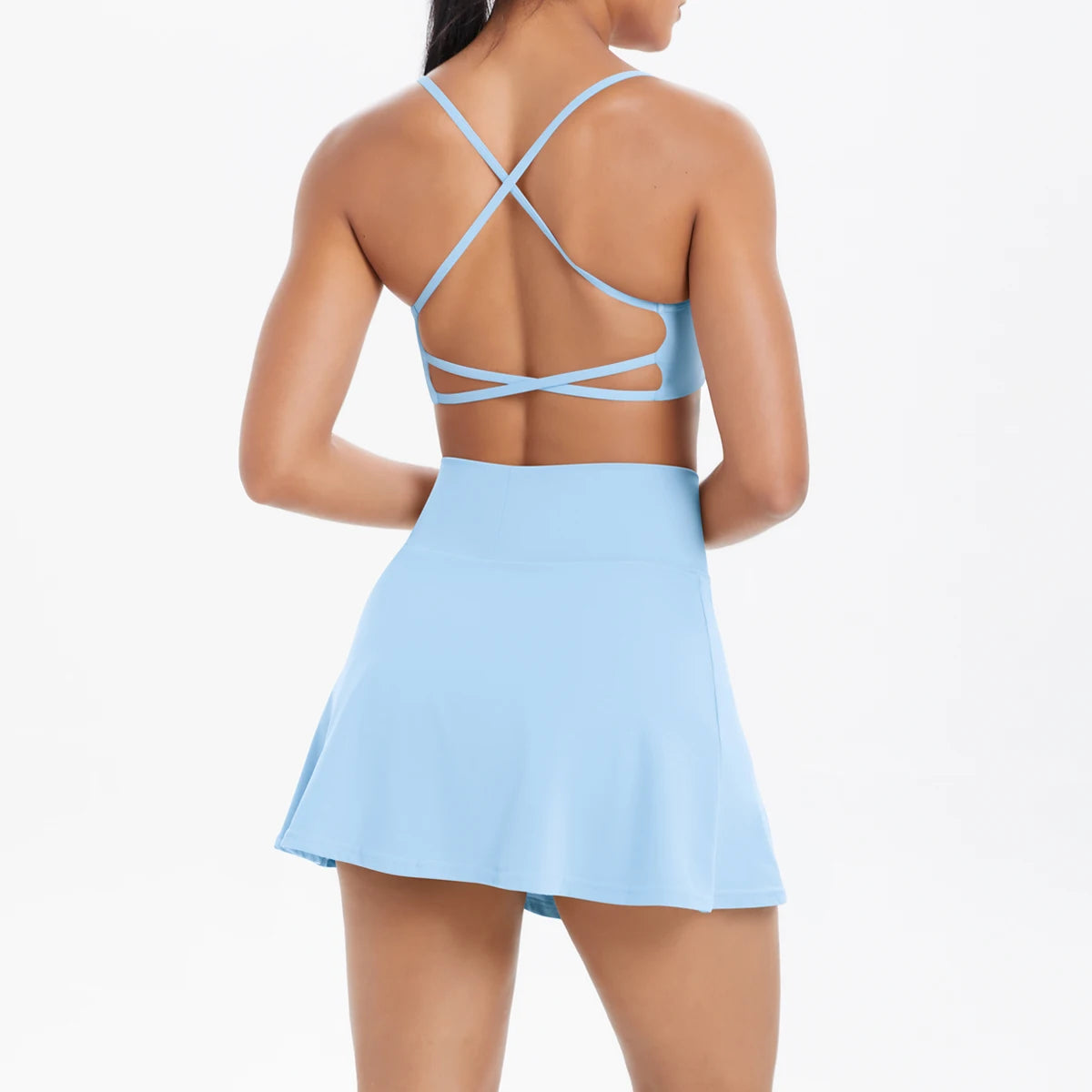 Conjunto Deportivo Yoga 2 Piezas | Ticotrendy Sujetador Shorts Mujer Estilo Fitness