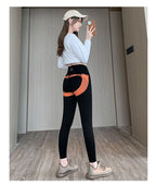 Mallas Piel Tiburón Estampado | Lana Cálida Levantador Glúteos | Sin Costuras Cintura Alta OI | Ticotrendy