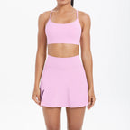 Conjunto Deportivo Yoga 2 Piezas | Ticotrendy Sujetador Shorts Mujer Estilo Fitness