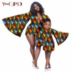 Vestido Dashiki y Mini Capa Madre e Hija | Tico Trendy