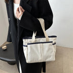 Bolso Hombro Pana Mujer Vintage Gran Capacidad Informal